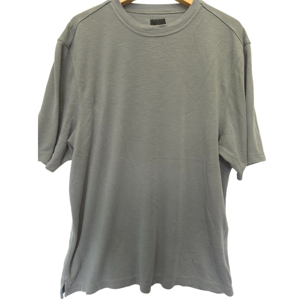 FX Fusion Mens XXL Gray Modal & Polyester Short Sleeve T-Shirt